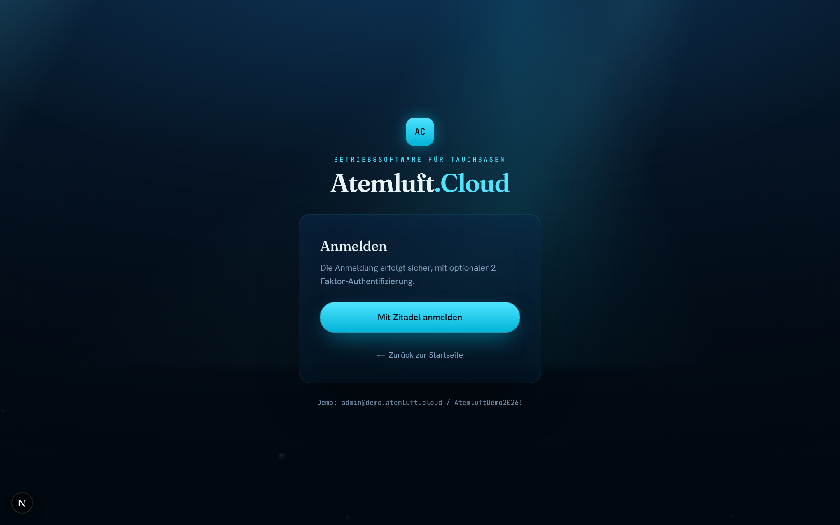 Befüllungen in Atemluft.Cloud